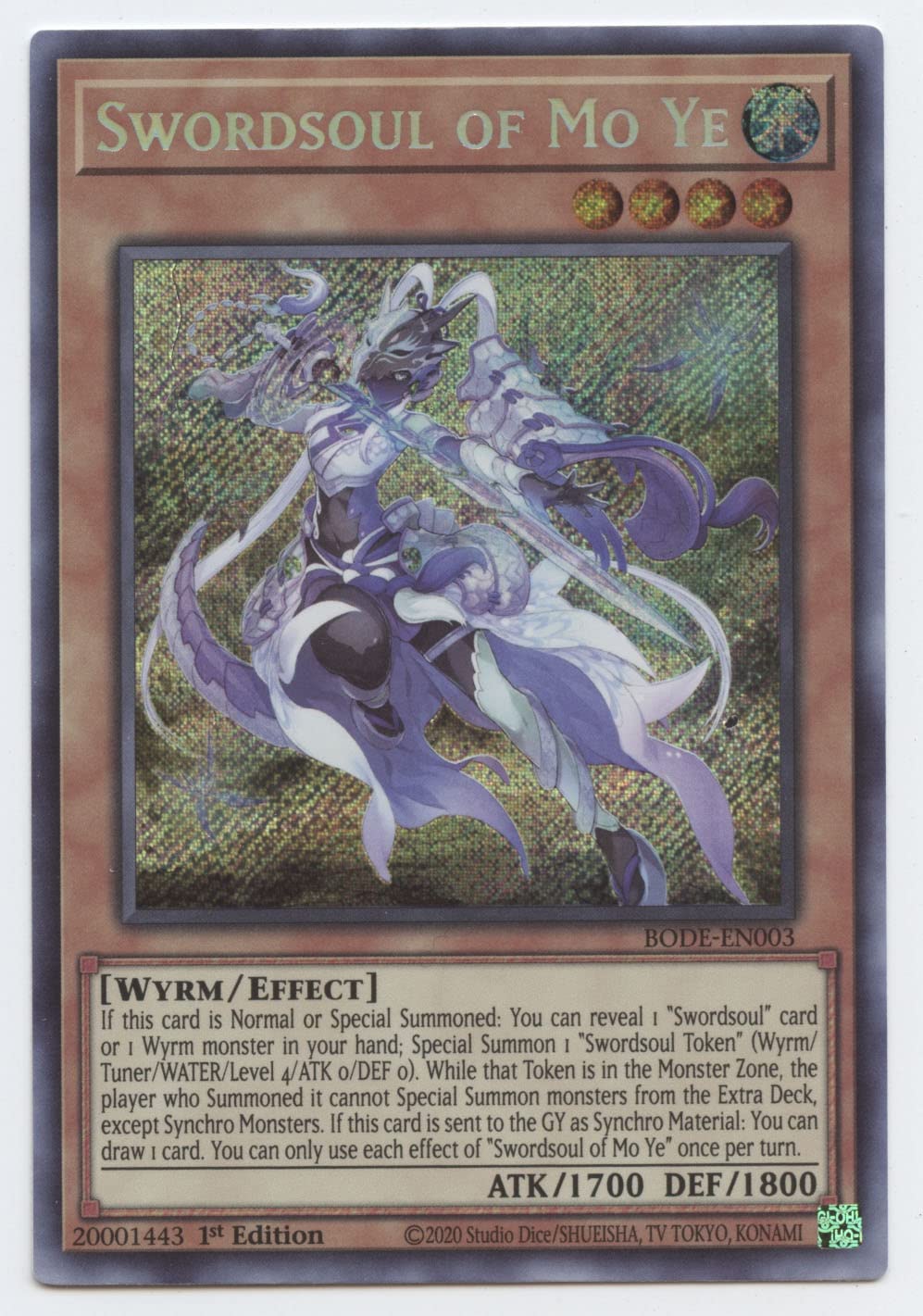 Amazon.com: Swordsoul of Mo Ye - BODE-EN003 - Secret Rare - 1st