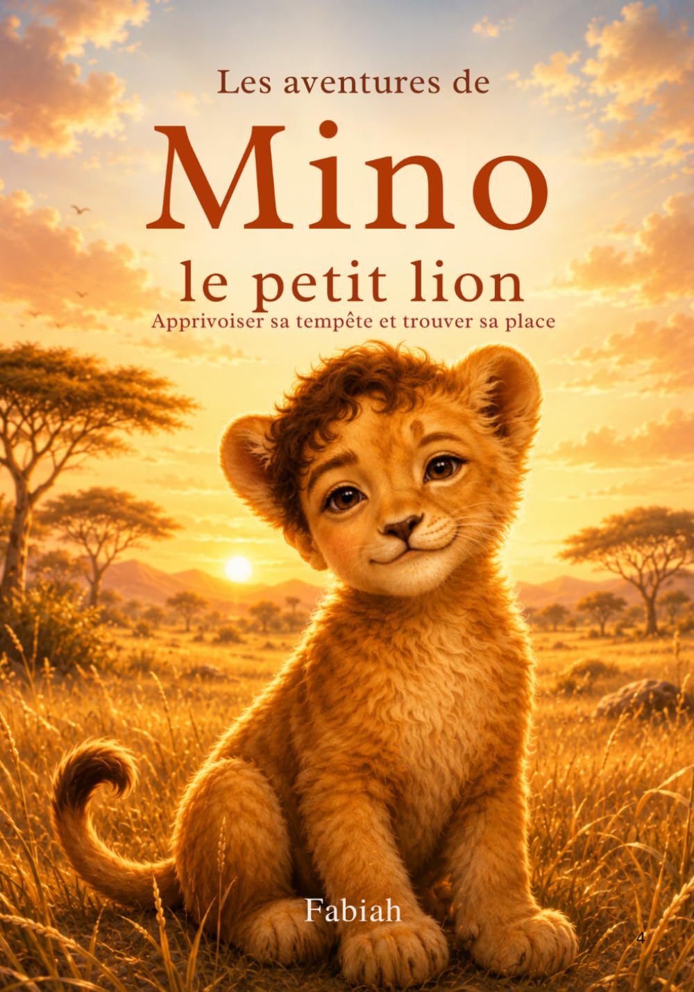Les aventures de Mino, le petit lion: Apprivoiser sa tempête et trouver sa place