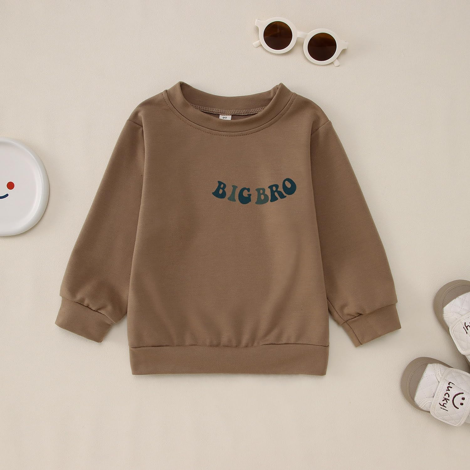 Big Brother Sweatshirt Toddler Boy Cool Big Bro Club Pullover Bro Announcement Crewneck Long Sleeve Shirt Fall Tops - Image 5