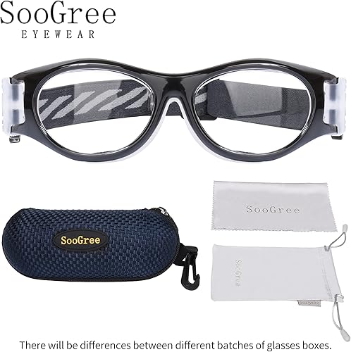 Miniatura 8 de Gafas deportivas para niños, gafas de baloncesto y fútbol, gafas de seguridad para niños, antichoque, marco de colisión, 7-14