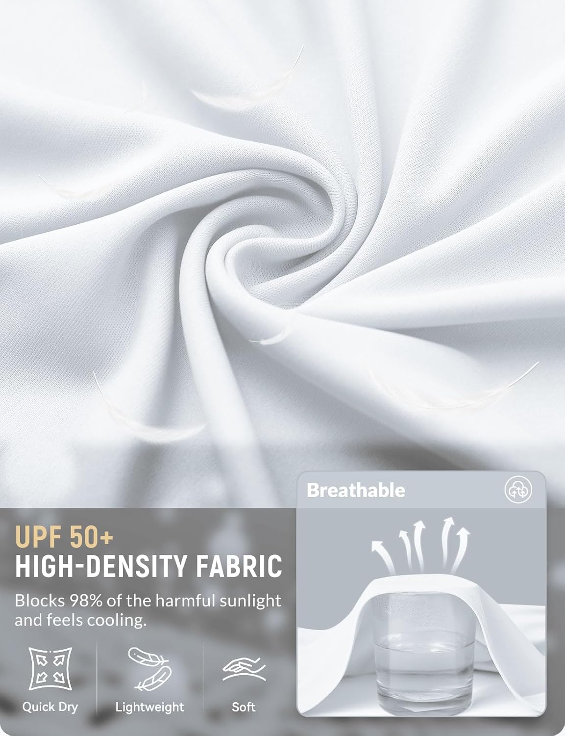 baleaf Women's Long Sleeve Sun Shirts UPF 50+ Lightweight Open Front Cardigan with Pockets Beach Cover Up SPF Sun Wrap - Image 6