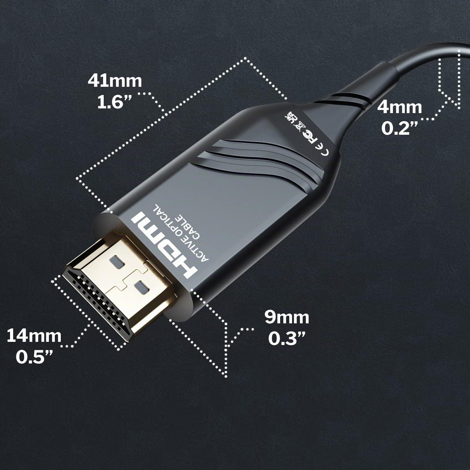 KabelDirekt – Câble optique HDMI 8K – 30m – 8K@60Hz