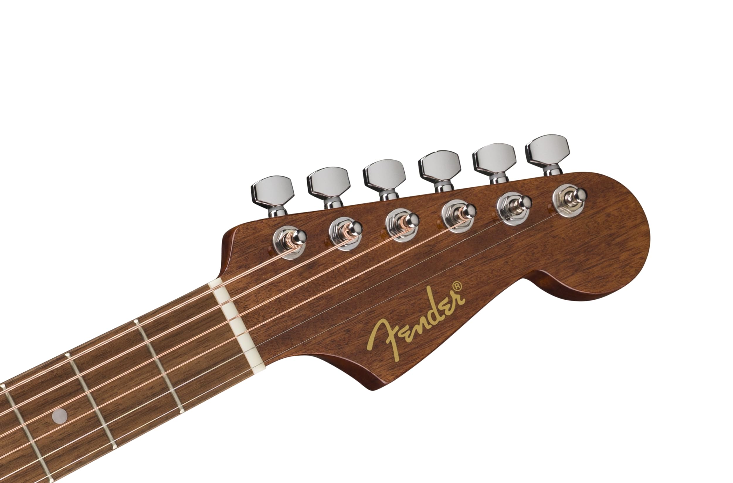 Fender California Standard Redondo Mini-Akustikgitarre Sapele-Decke natürliches Sapele Tasche