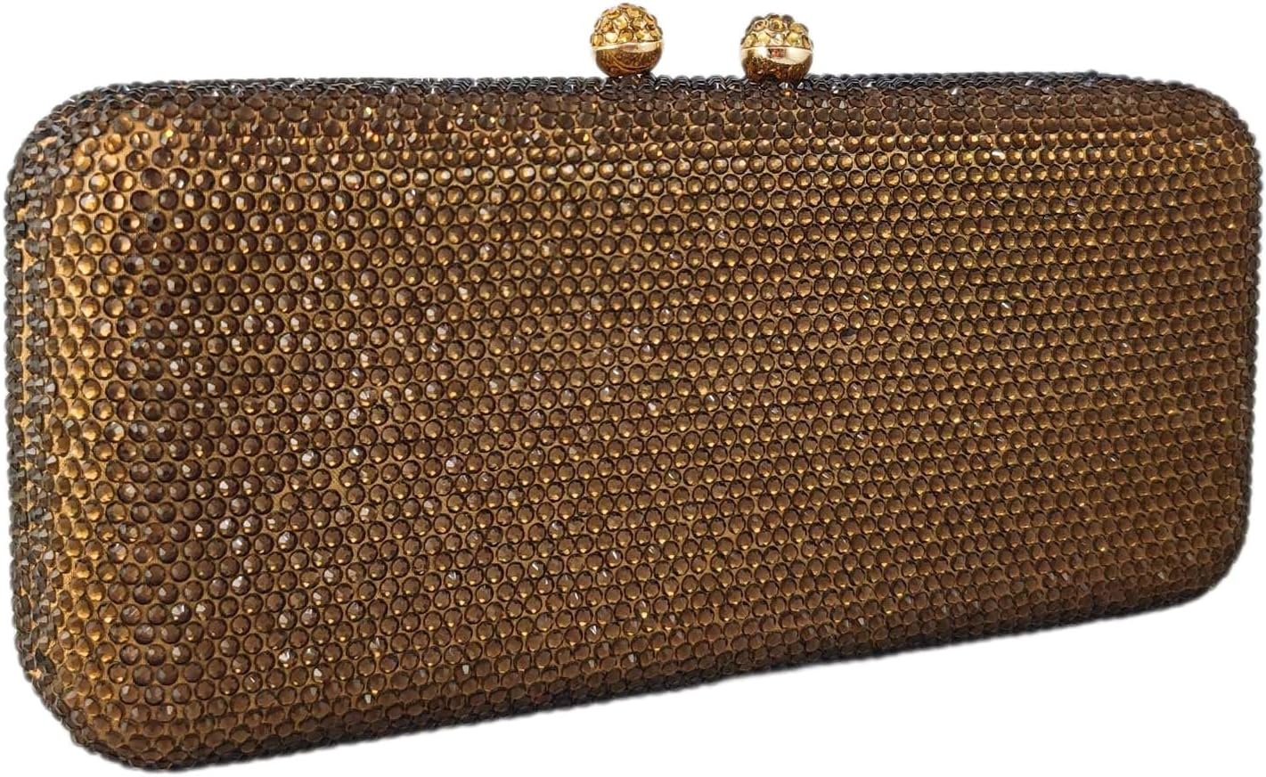 Boutique De FGG Evening Bags and Clutches Women Formal Crystal Clutch Handbags Wedding Rhinestone Clutch Purse,Mini