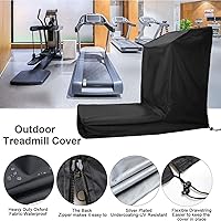 Vista 3 de POMER Treadmill Covers, Dustproof Waterproof Non-Folding Running Machine Protective Cover with Zipper - Ideal for Indoor Outdoor Home Treadmill Use