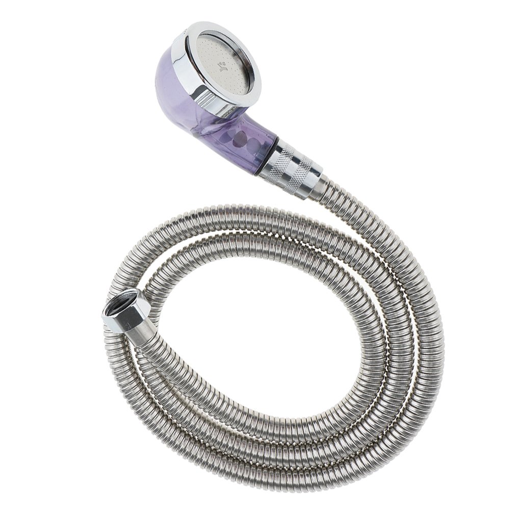 Pommeau de douche à shampoing avec flexible et douchette de rechange salon