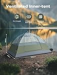 Tentes pour le Camping 2 Tente de camping-car pour personne 3 Saison Imperméable Tente légère étanche pour le camping Randonnée