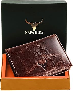 NAPA HIDE  Mens Leather Wallet | Card Holder