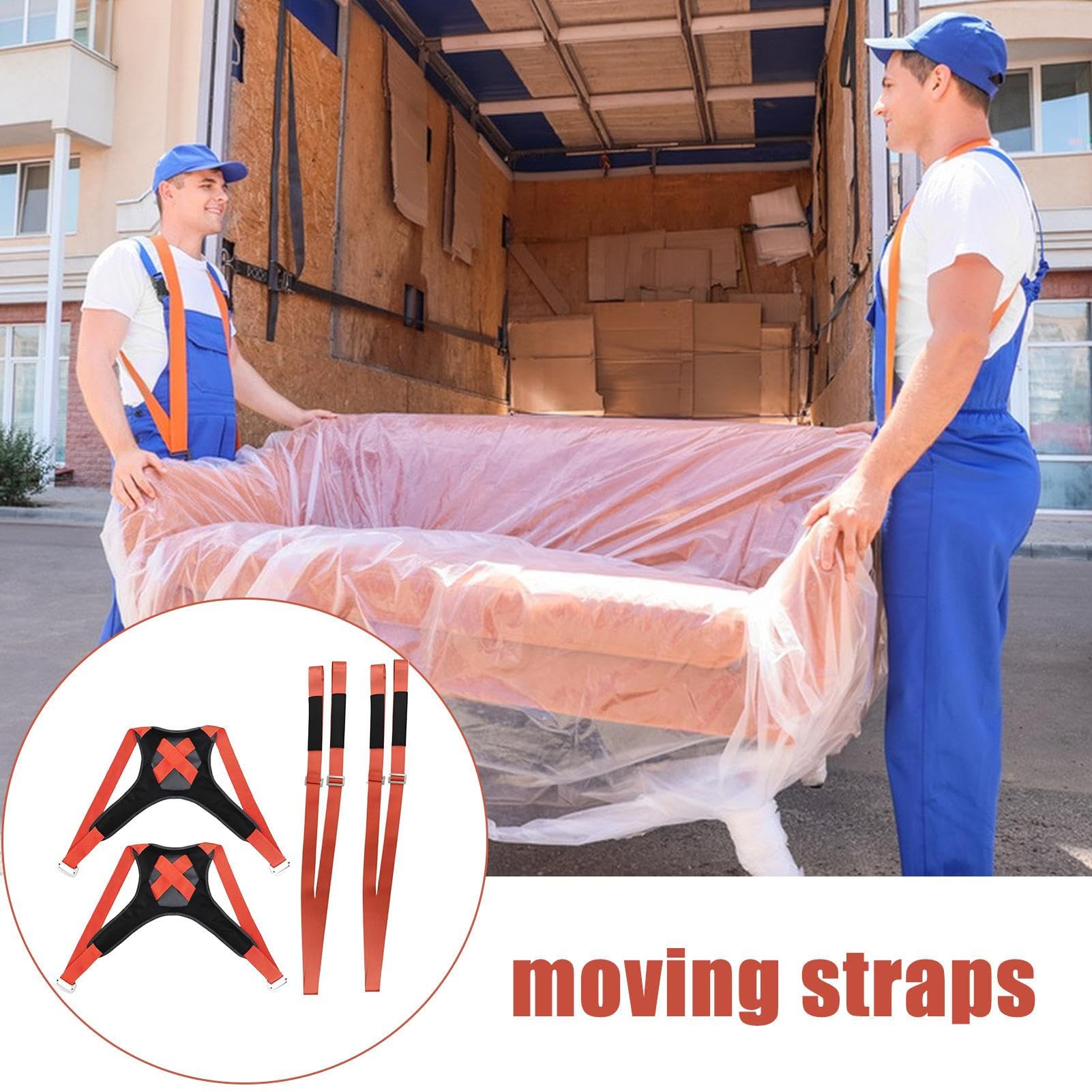 Pasy do przeprowadzki 2 Sztuki Regulowane Paski do Przeprowadzki do | Pasy do podnoszenia szaf dla dwóch osób do mebli, kanapy, materaca,