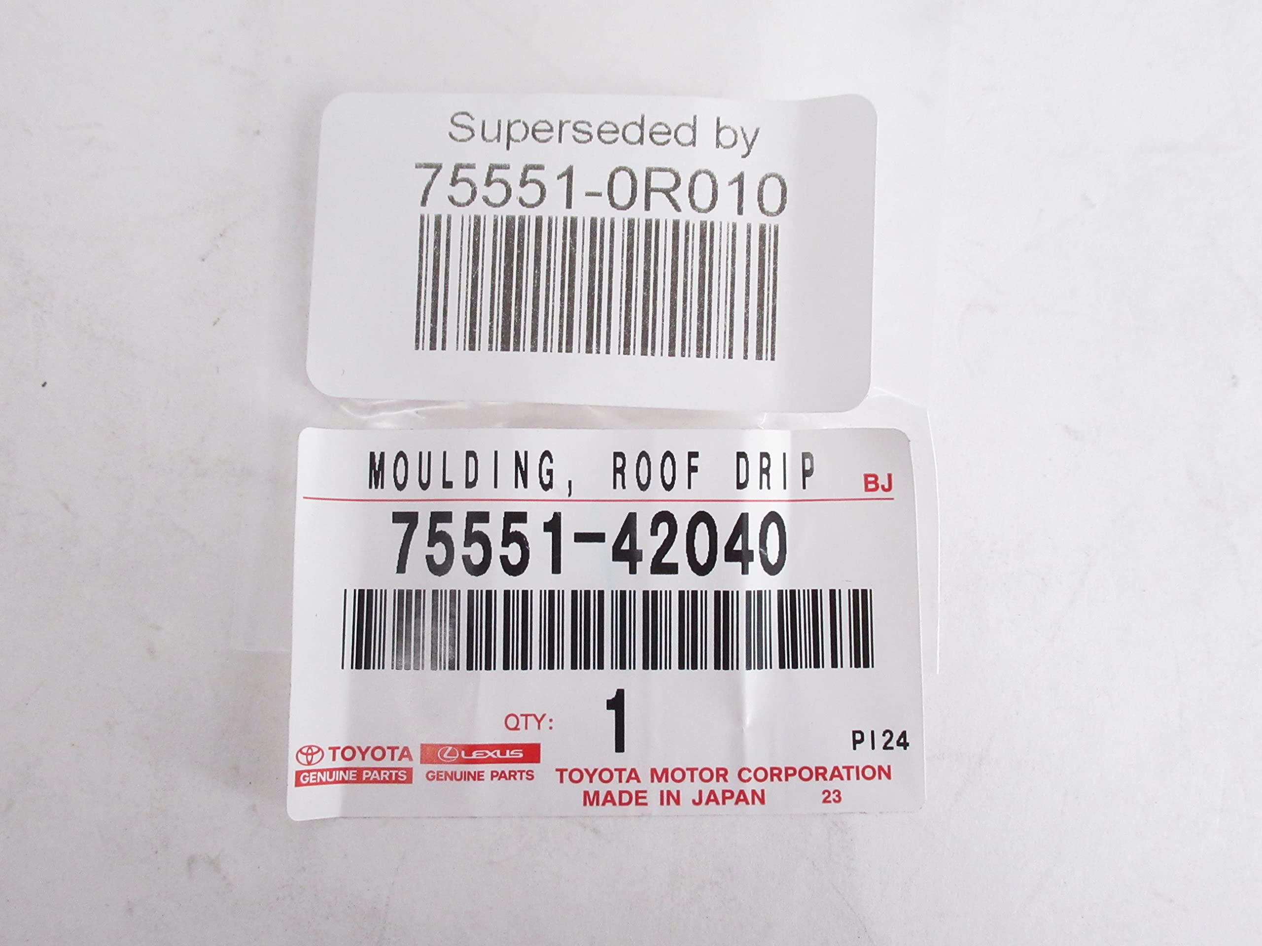 Amazon.com: Genuine Toyota 75551-42040 Roof Molding : Automotive