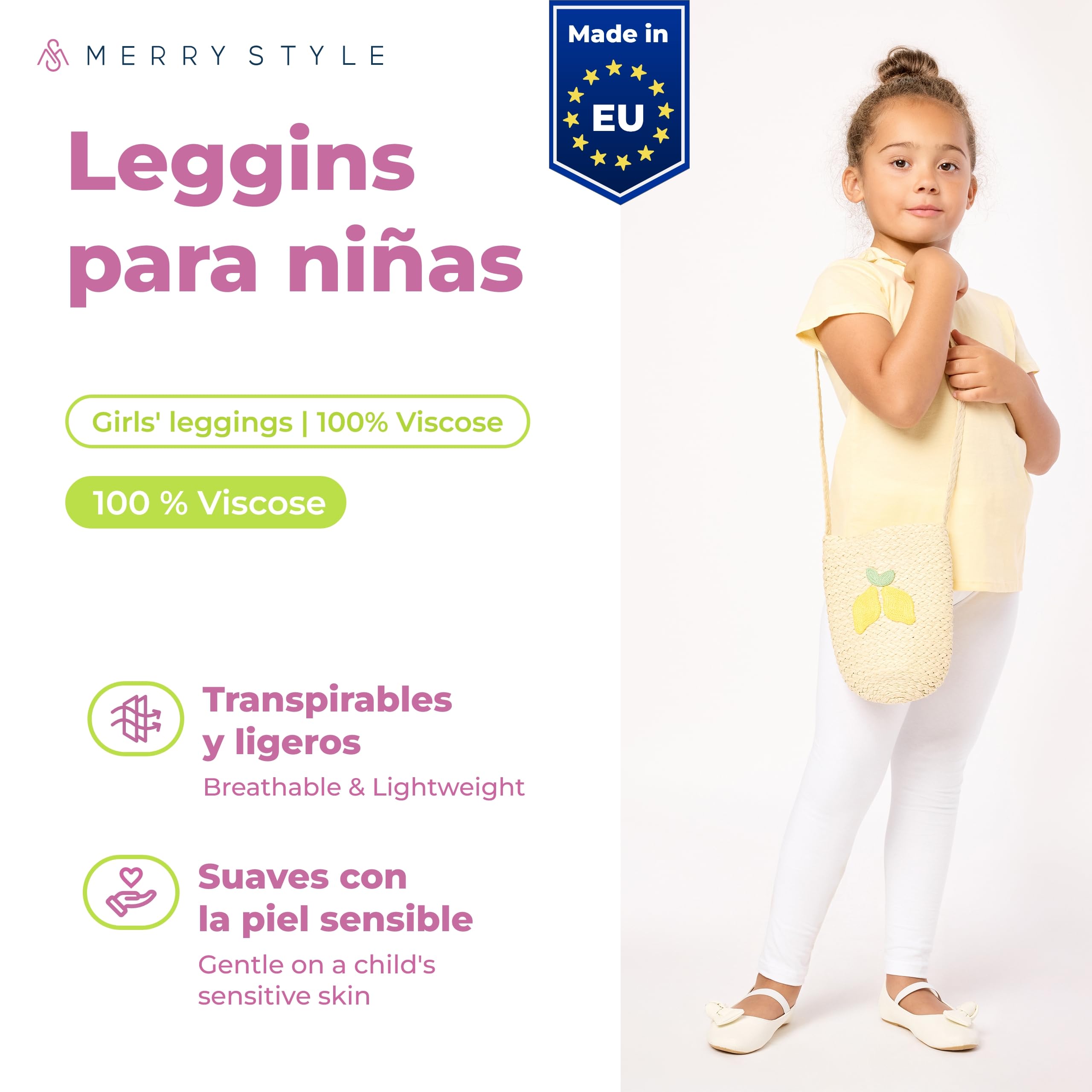Merry Style Leggins Mallas Pantalones Largos Ropa Deportiva Niña MS10-130 — view 2