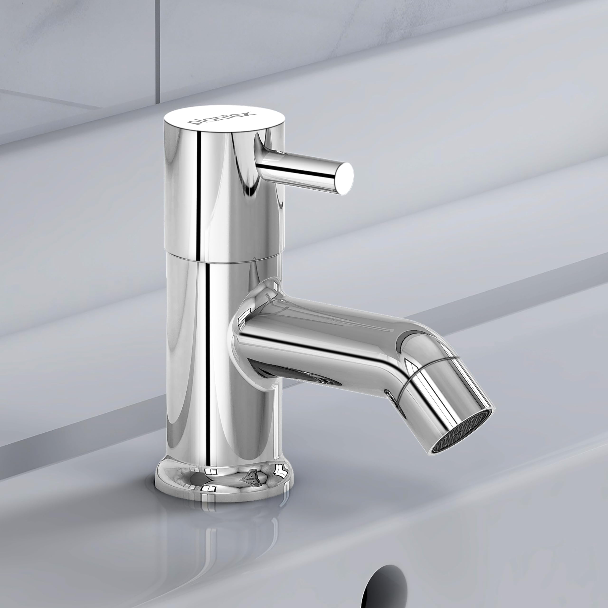 Plantex Pure Brass Pillar Cock Water Tap with Teflon Tape/Tabletop Basin Tap with 7 Year Warranty (ICO-903 Chrome) (B093P7V3SW) Amazon Price History, Amazon Price Tracker