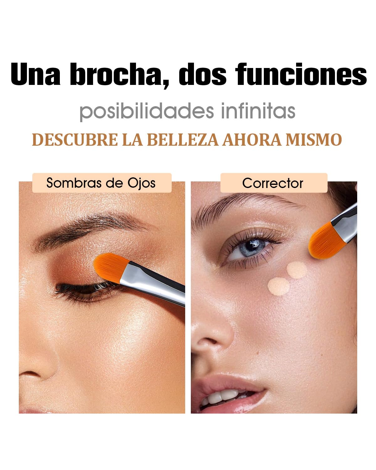 EIGSHOW Pincel aplicador de imprimación de sombra de ojos para mezclar, corrector, herramientas profesionales E828