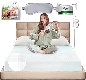 Earth Grounding Sheets Full Size with 12% Silver Fiber & 4% Silk & 84% Cotton - White - SGS Quality Certified Grounded Well Bed Sheet - Conductive Fitted Sheet for Better Sleep