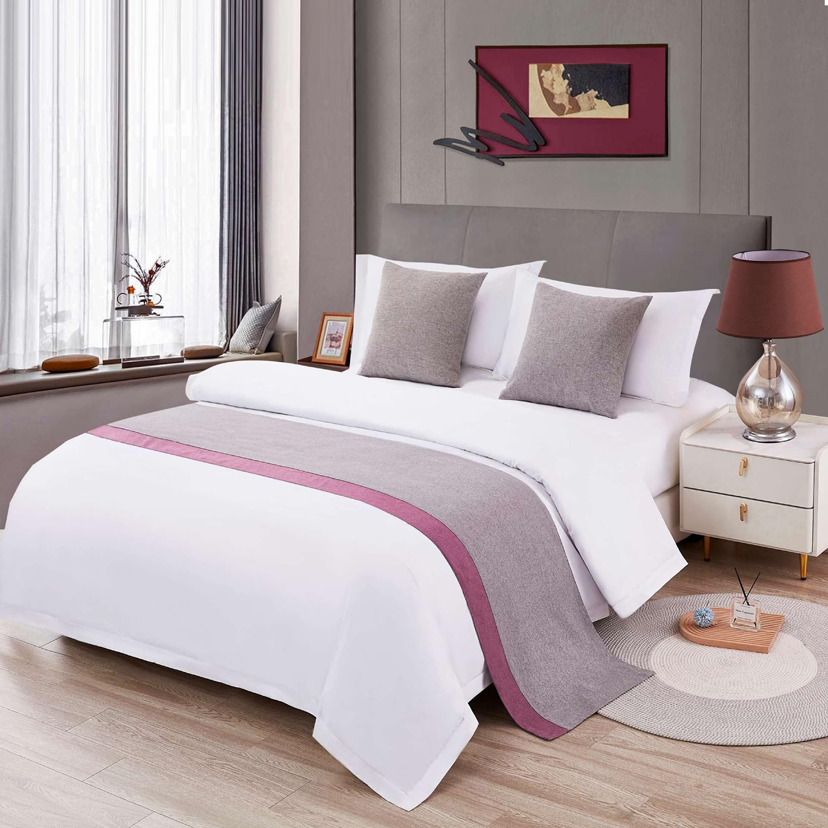 Housse de protection lit hôtel 50x180 cm pour suite parentale cozy