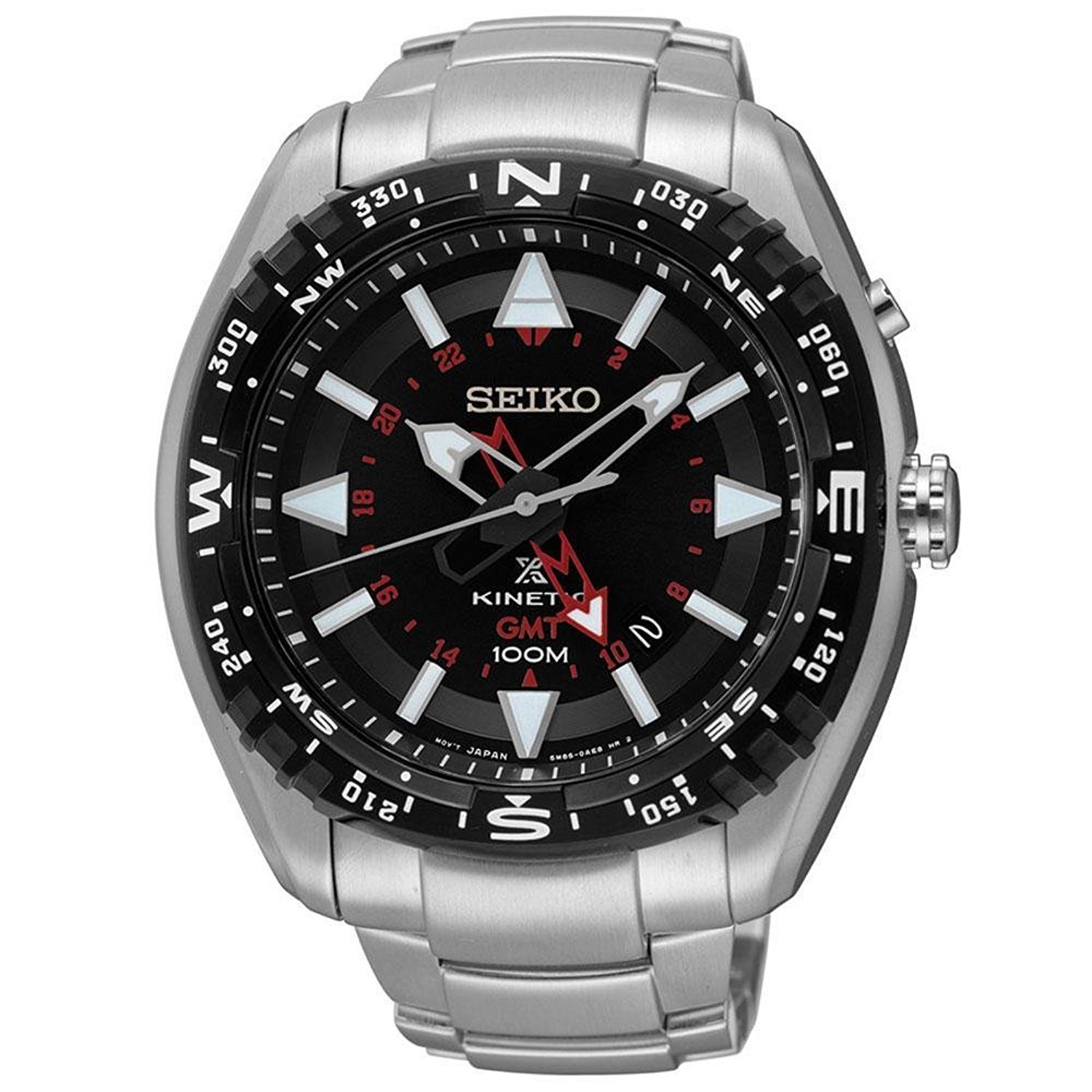 Seiko Men's Prospex Kinetic GMT Watch
