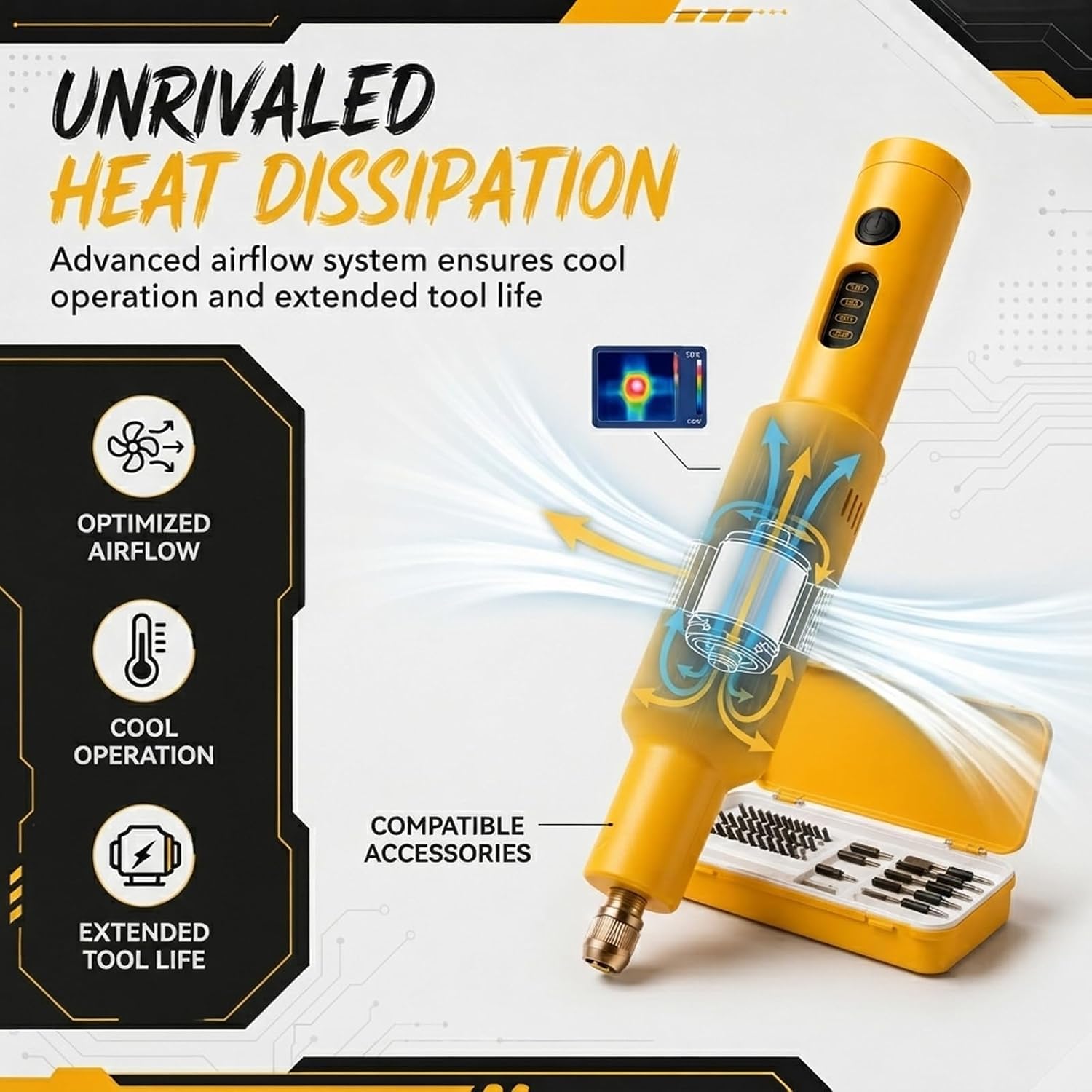 Kit Completo Per Intaglio Elettrico, Scalpello Elettrico Portatile Senza Fili, Con Custodia E 20 Lame Sostituibili, Per Incidere, Scolpire, Levigare, Forare, Lucidare E Carteggiare Legno, Green