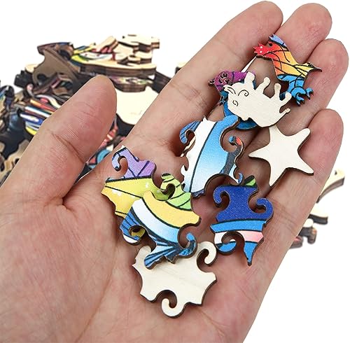 Miniatura 4 de G+D Rompecabezas para adultos - Rompecabezas de madera de gallo - Rompecabezas de madera colorido único - Toda la familia juntos para un desafío