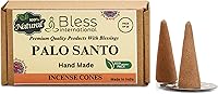 Vista 52 de Bless International Cedro 100% natural - Conos de incienso hechos a mano, sumergidos a mano, orgánicos, sin productos químicos para purificación