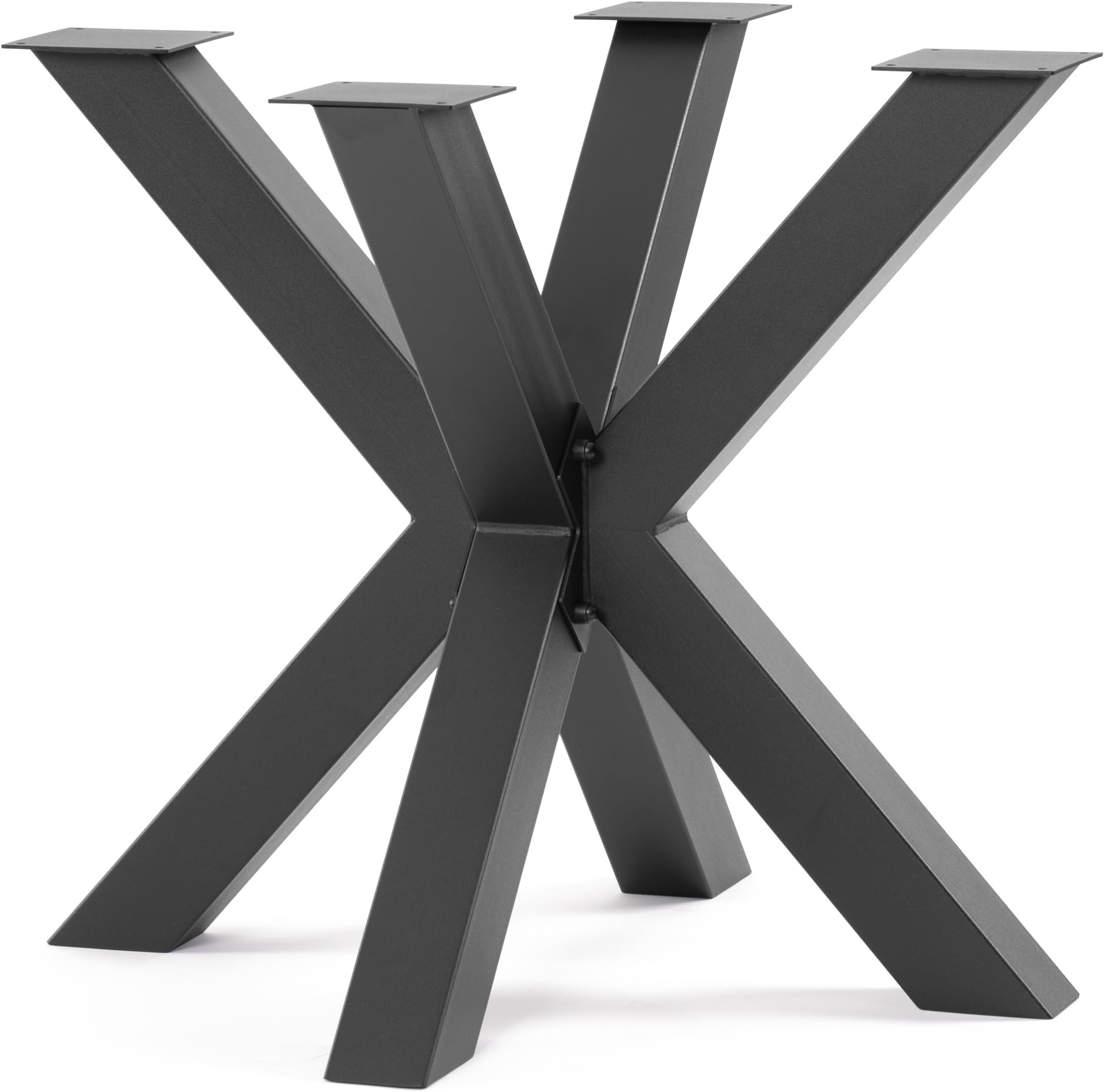 Pied De Table Acier Inoxydable Lot De 4 Pieds Noir Support De Table Reglable 820mm 60mm L 281921 4700773 1