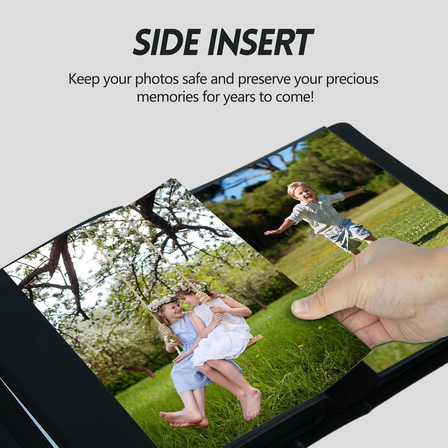 2Pack 8x10 Photo Album 168 Pockets Large Capacity Leather Cover Acid Free 8 x 10 Photo Album Book 8x10 for Family Wedding Baby Photo Book Pictures