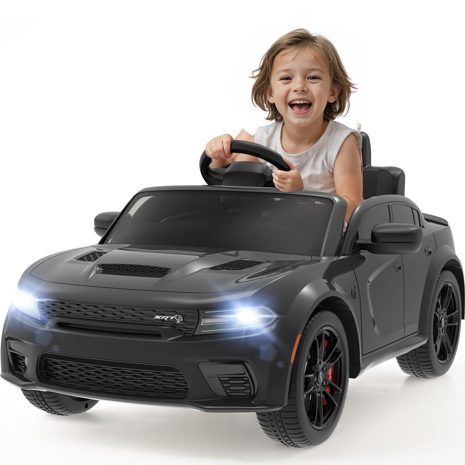 SEGMART Dodge Charger SRT Hellcat Ride On Car