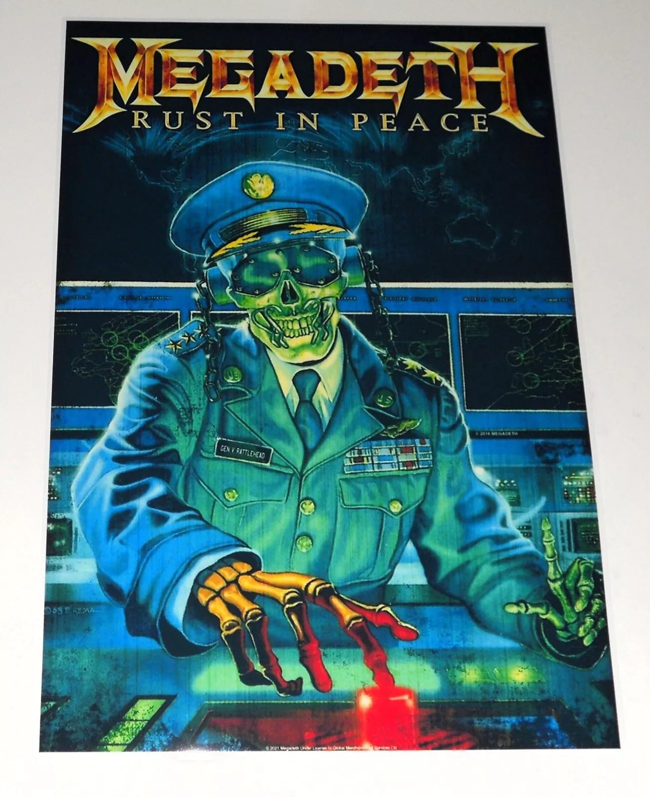 Amazon.com: Cleveland Vinyl Large Megadeth RUST IN PEACE Metal