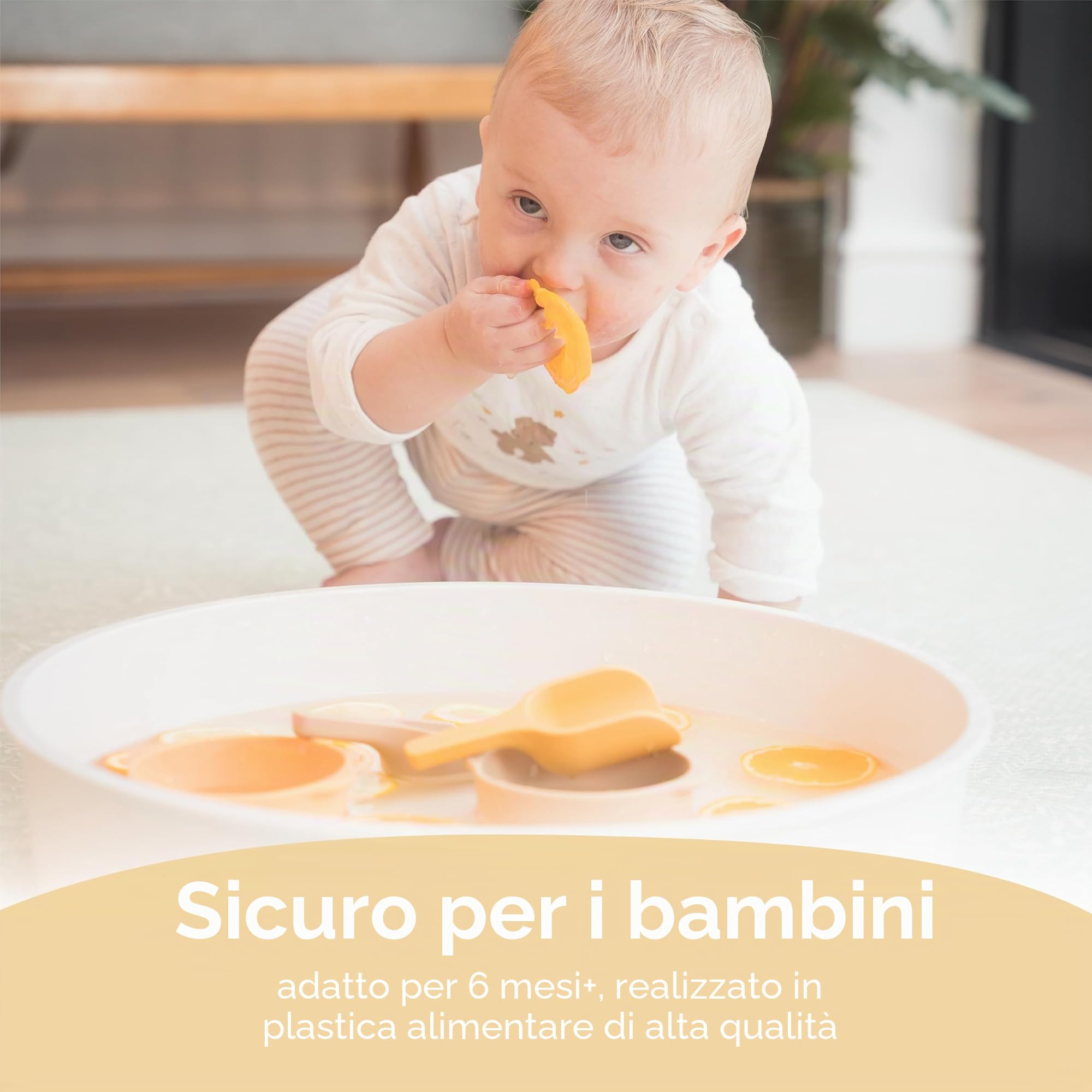 Vassoio da gioco Inspire My Play, con coperchio, per bambino, vassoi sensoriali e giocattoli sensoriali per lo sviluppo dei bambini disabili, ideali per giochi con acqua e sabbia