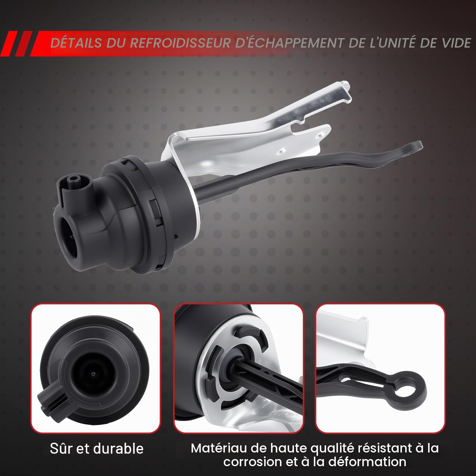 6511410369 A6511410369 Unité de dépression Refroidisseur d'échappement Vanne AGR Classe E W212 C207 Classe C W205 S205 Classe A W176 Sprinter 3-T/3.5-T/ 5-T W906
