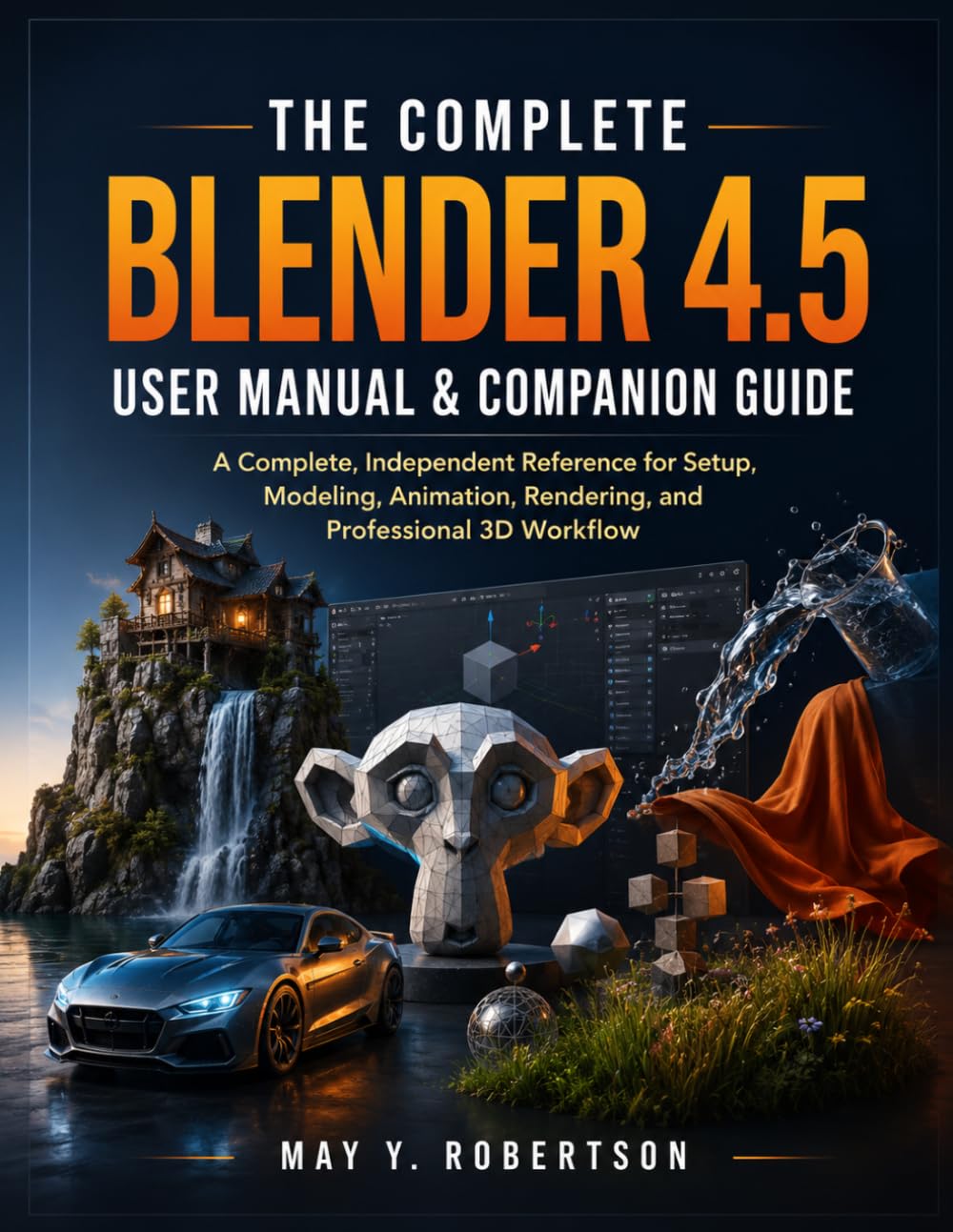THE COMPLETE BLENDER 4.5 USER MANUAL & COMPANION GUIDE: A Complete, Independent Reference for Setup, Modeling, Animation, Rendering, and Professional 3D Workflow