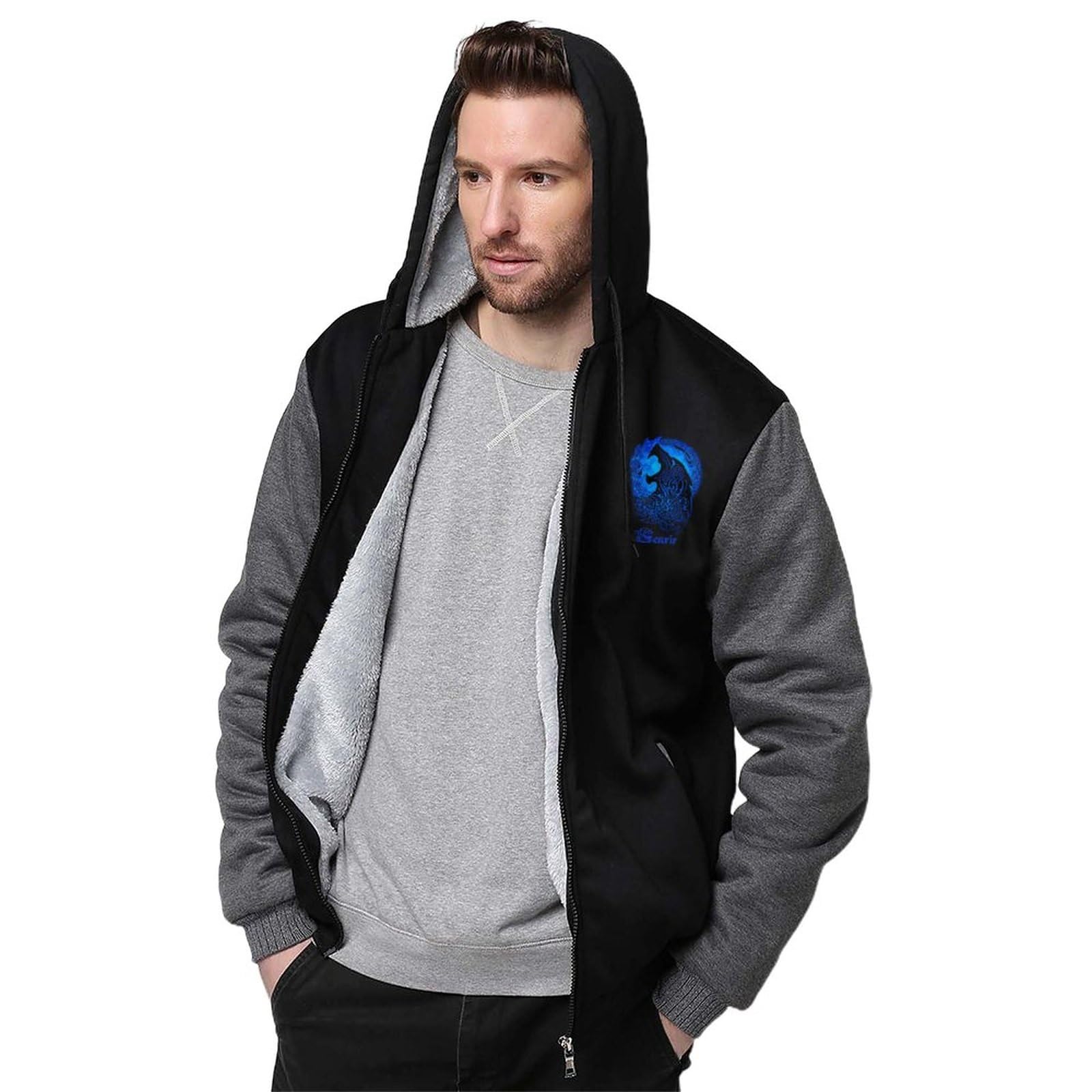 Manteau loup nordique REPLAY en polaire épaisse contre le froid S