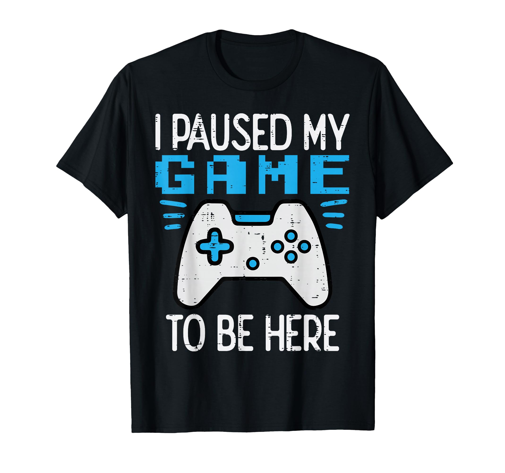Paused My Game Gamer Controller Gaming Boys Kids Men Youth T-Shirt