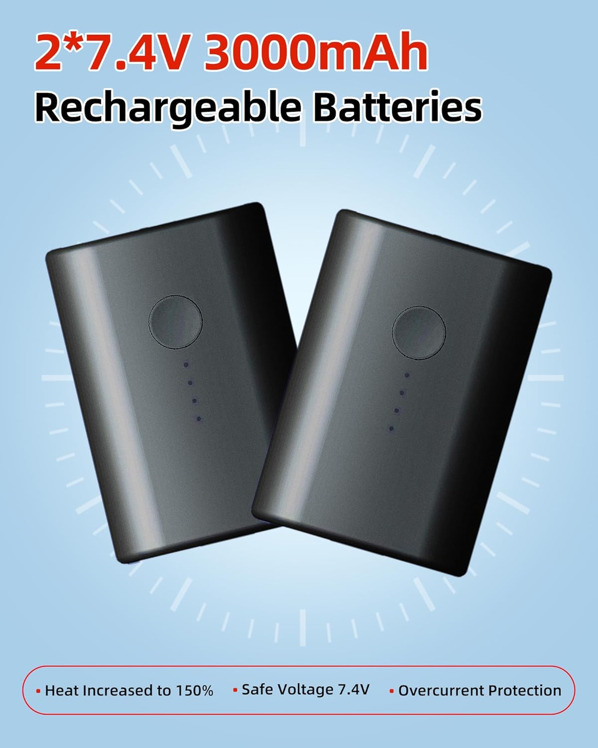 MIDIAN Heated Motorcycle Socks, Battery Heated Socks with 3 Heating Levels, Electric Foot Warmer Washable for Cycling Skiing Hiking Camping