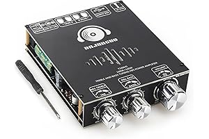 160W Amplifier Board with Treble, Bass and BT