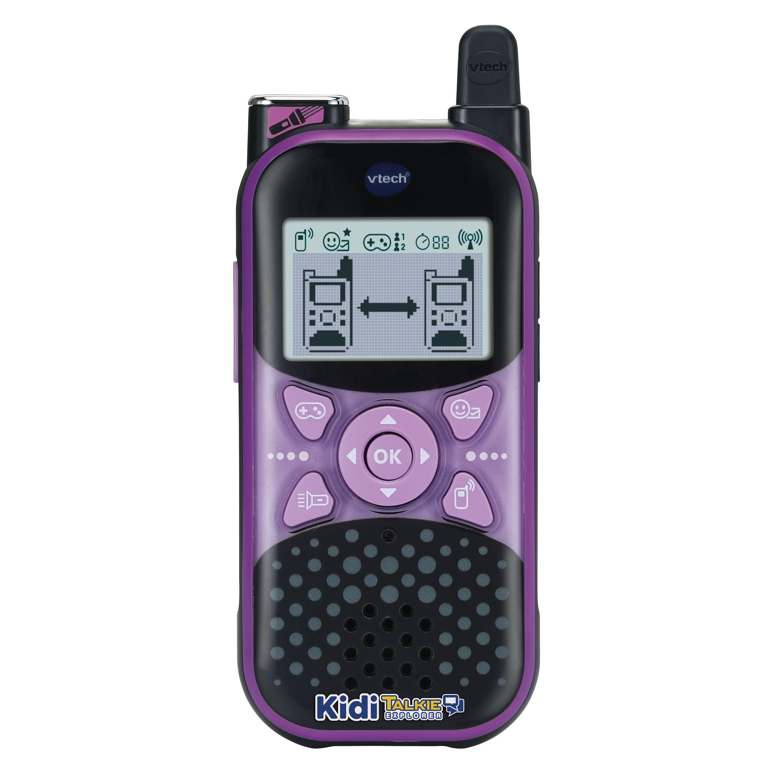 Vtech KidiTalkie Explorer Walkie-Talkie für Kinder, Rosa