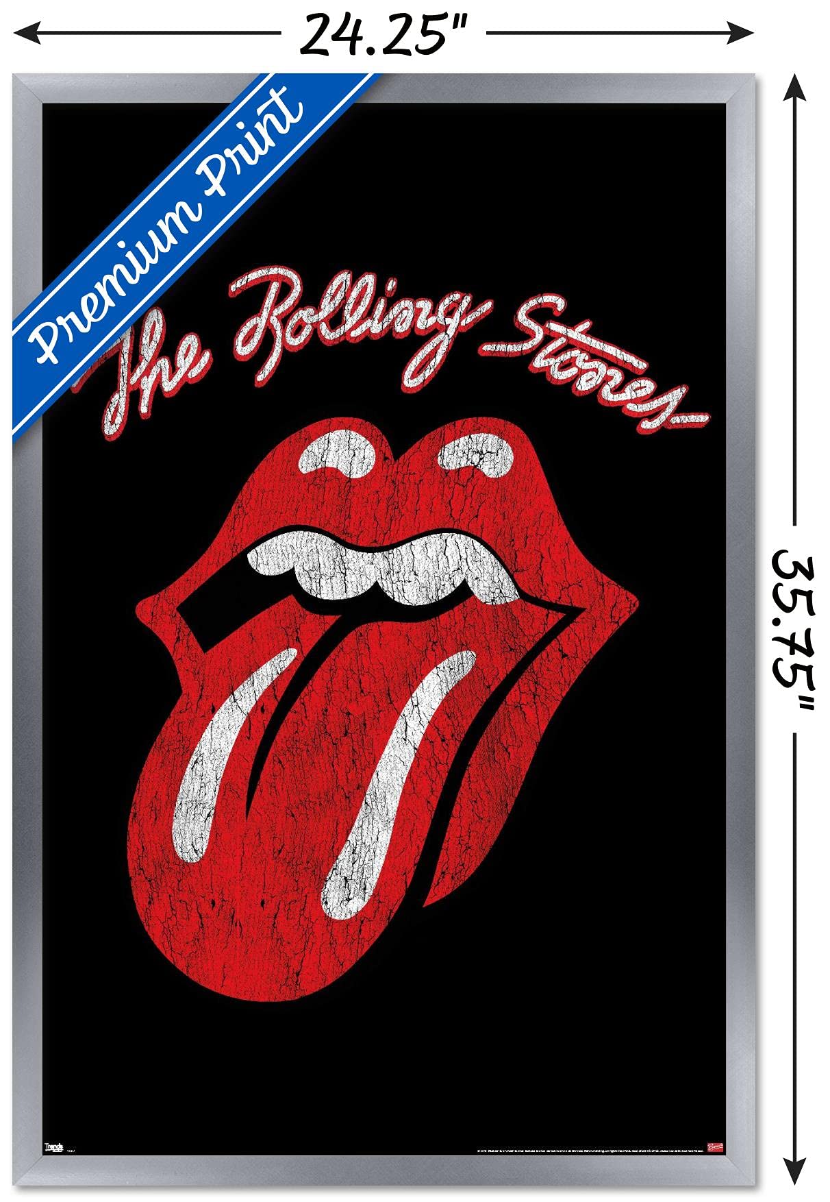 Amazon.com: Trends International Rolling Stones-Classic Logo Wall