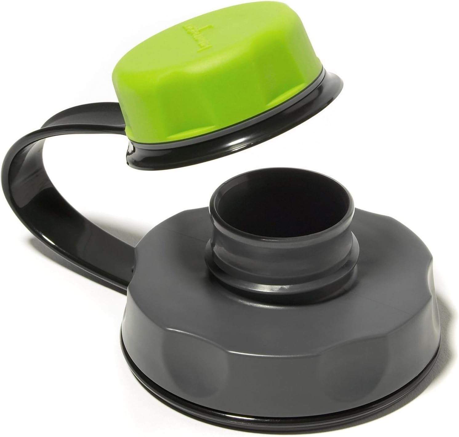 humangear capCAP+ | Converts Wide-Mouth Openings | Secure Easy Open | Food-Safe Material | Water Bottle Accessory Lid