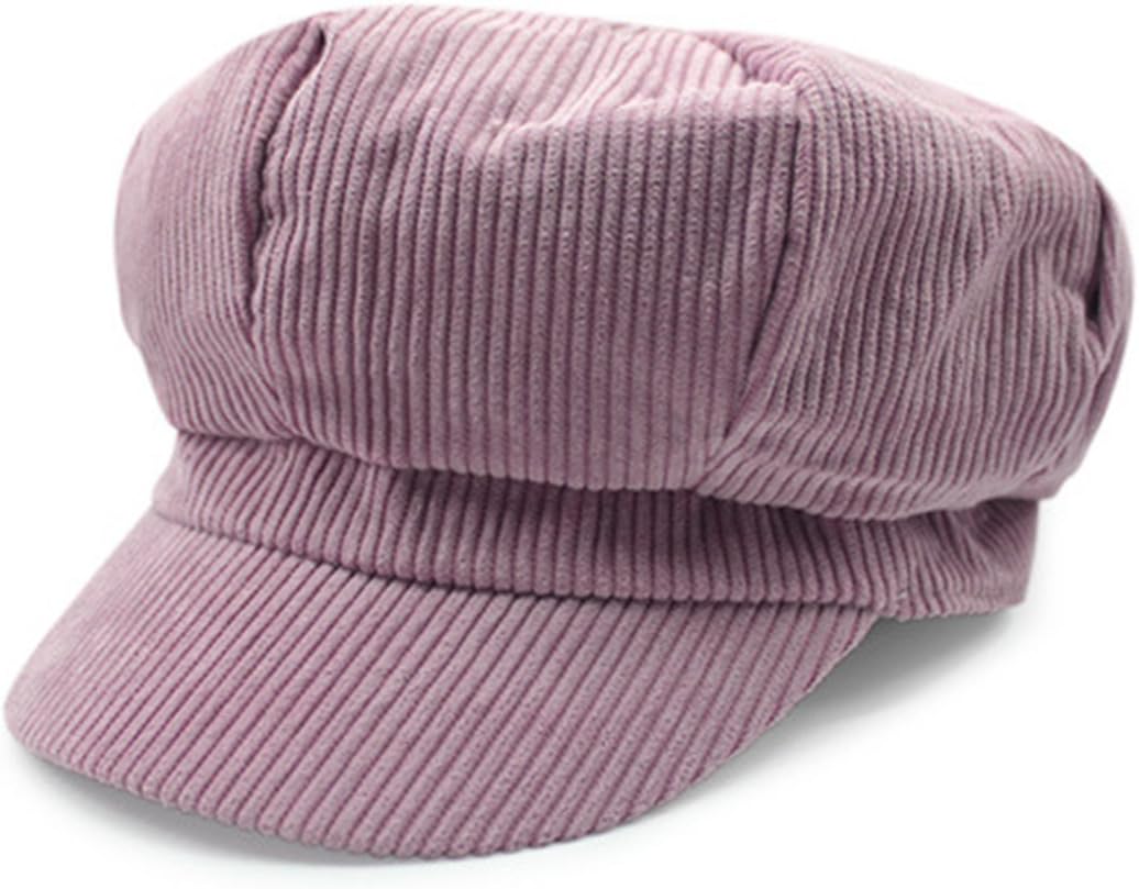 ZLS APPARELZLSLZ Women's Retro Peaked Ivy Newsboy Paperboy Gatsby Cabbie Painter Cap Hats (5-Purple)