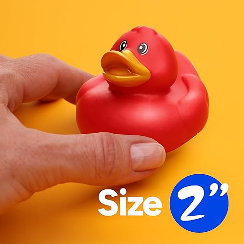 Miniatura 5 de Surtido de juguetes de pato de goma, lindos patitos para niños, 25 piezas de juguetes de baño de patitos, patos de goma para piscina de playa,