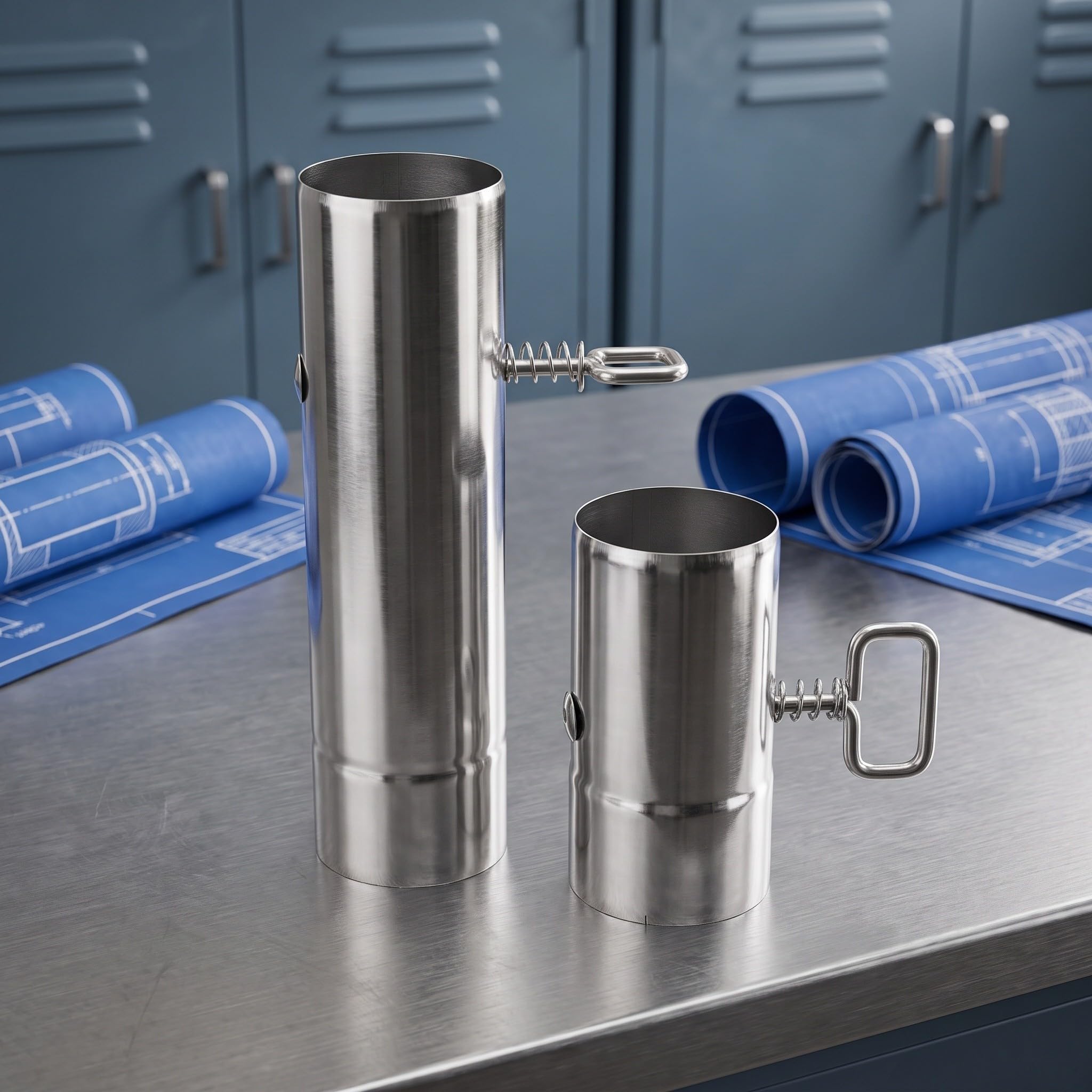 Artibetter 2 Pezzi Tubo per Stufa a Pellet: Tubo Canna fumaria per Stufa da Campeggio con serranda, di Ventilazione in Acciaio Inossidabile per cappe aspiranti e Accessori per caminetti da Esterno.