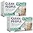 The Clean People Fabric Softener Sheets - Dryer Sheets - Softens & Removes Static Cling - Vegan Laundry Softener With Essential Oils - Fresh Scent, 240 Pack