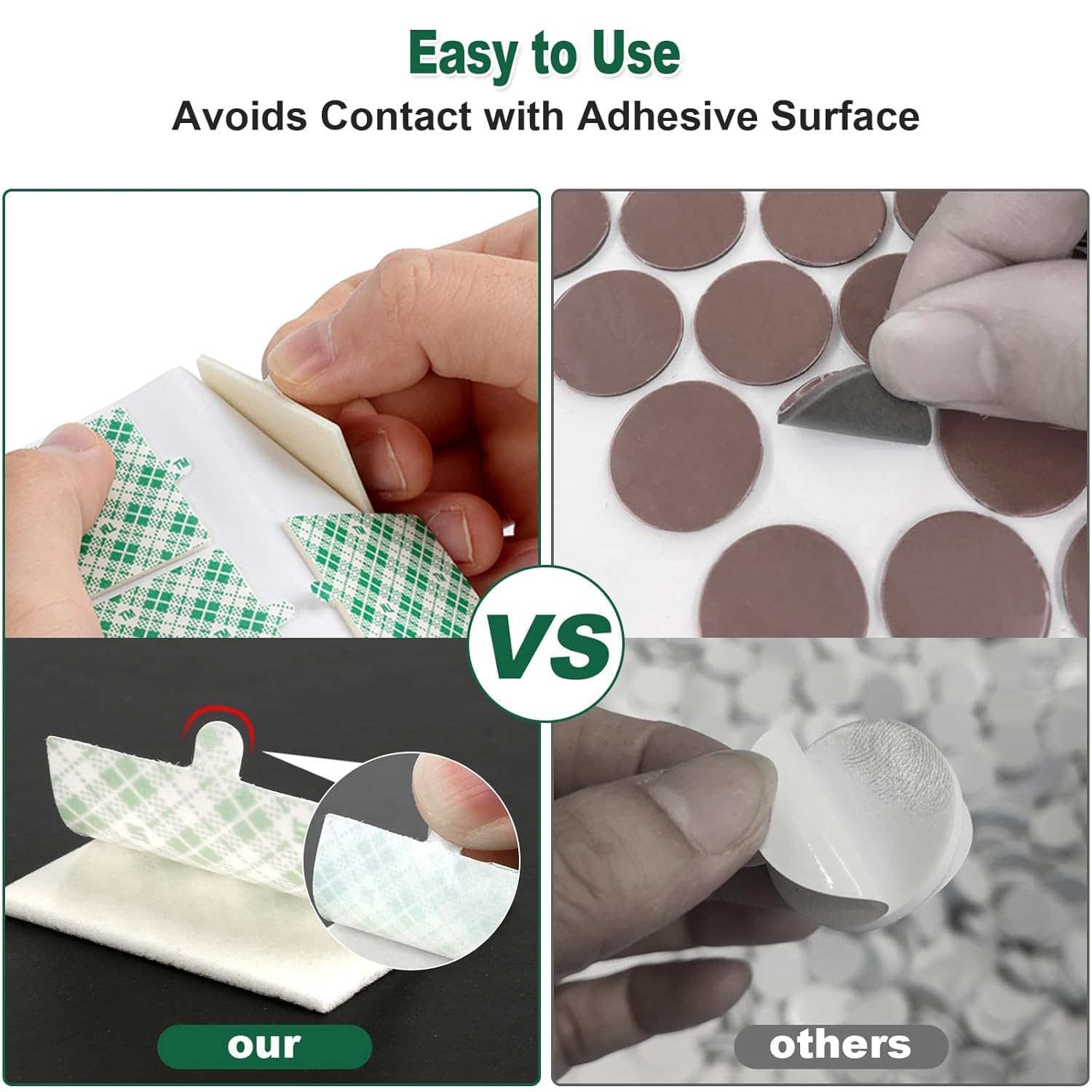 4026 Round Double Sided Tape Compatible with 3M Heavy Duty 5cm Diameter Urethane Foam 40PCS White Foam Pads for Walls Cars Home Offices DIY Cards Pictures 0.15cm Thick - Image 3