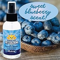 Vista 5 de Bodhi Dog Colonia natural para perros (arándano) – Perfume desodorizante perfumado prémium para mascotas con acondicionador para perros y gatos