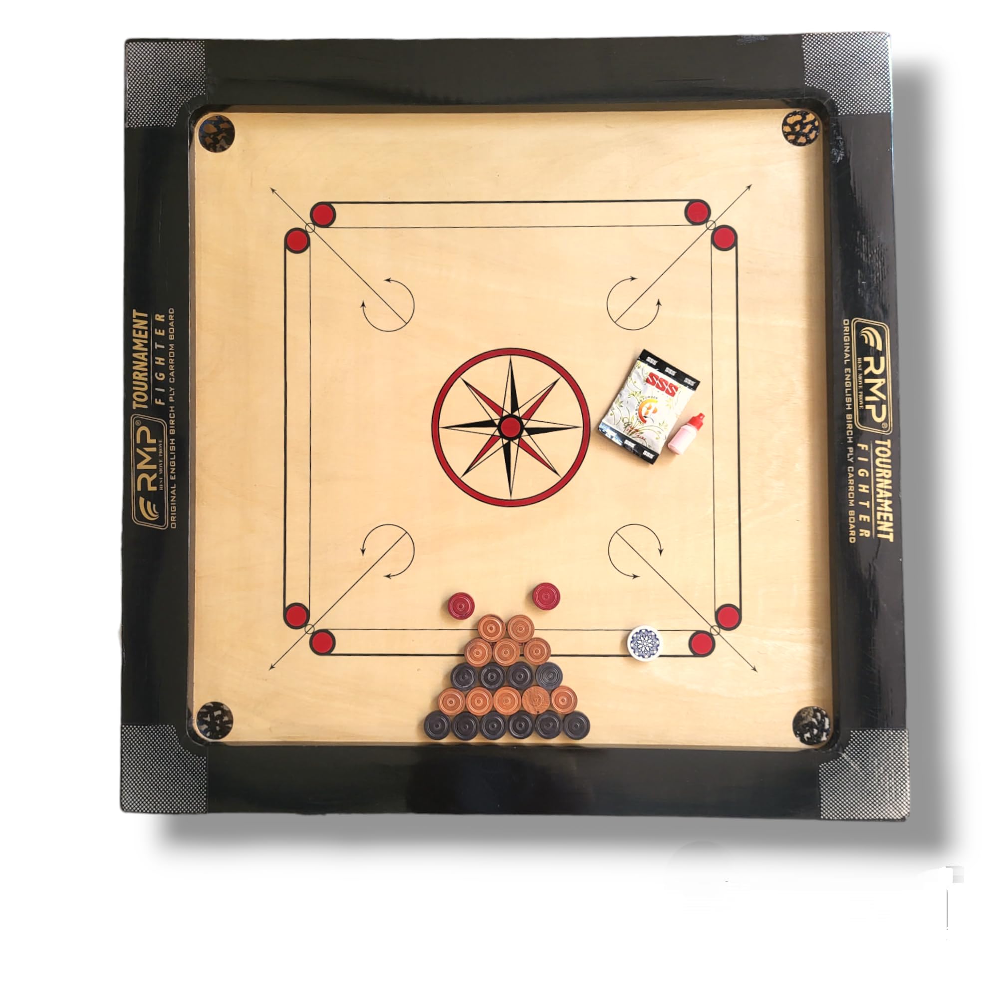 See full amazon price history chart for RMP Champion Carrom Board 36 inch Full Size for Adults, Carrom Board Glossy Finish, Smooth Surface with carrom board Coins, striker and Magic boric Powder, Tournament Quality lets play! RMP Champion Carrom Board 36 inch Full Size for Adults, Carrom Board Glossy Finish, Smooth Surface with carrom board Coins, striker and Magic boric Powder, Tournament Quality lets play! (B0D8G2T276) Amazon Price History, Amazon Price Tracker