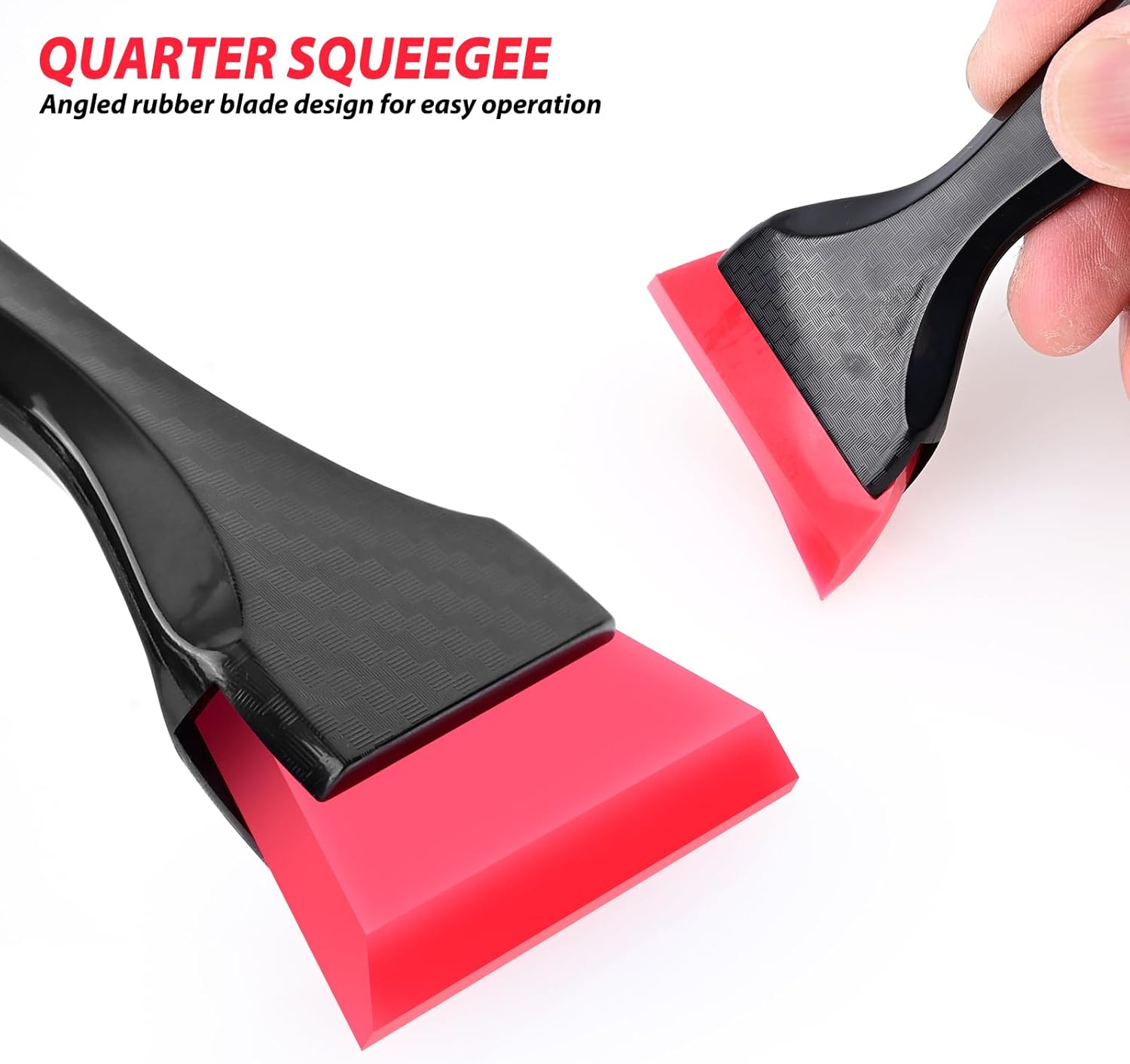 EHDIS 2PCS Dual Head Window Tint Tool - Tucking Tool & Quarter Squeegee for Car & Home Film Installation Professional Vinyl Wrap & PPF Tool Kit