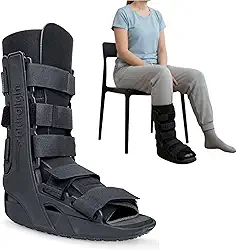 Bota Imobilizadora Ortopédica Pop Curta ou Longa Hidrolight Pé Tornozelo (Pequeno, Curta)