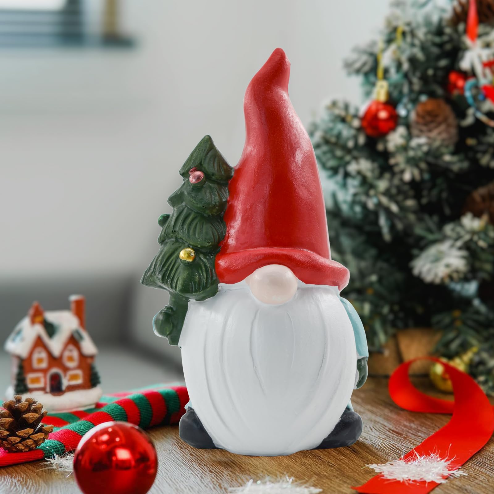 ☆ papupo☆クリスマスノームとポインセチア☆4点セット☆小人オブジェ ☆ ☆ papupo☆クリスマスノームとポインセチア☆4点セット☆小人オブジェ ☆