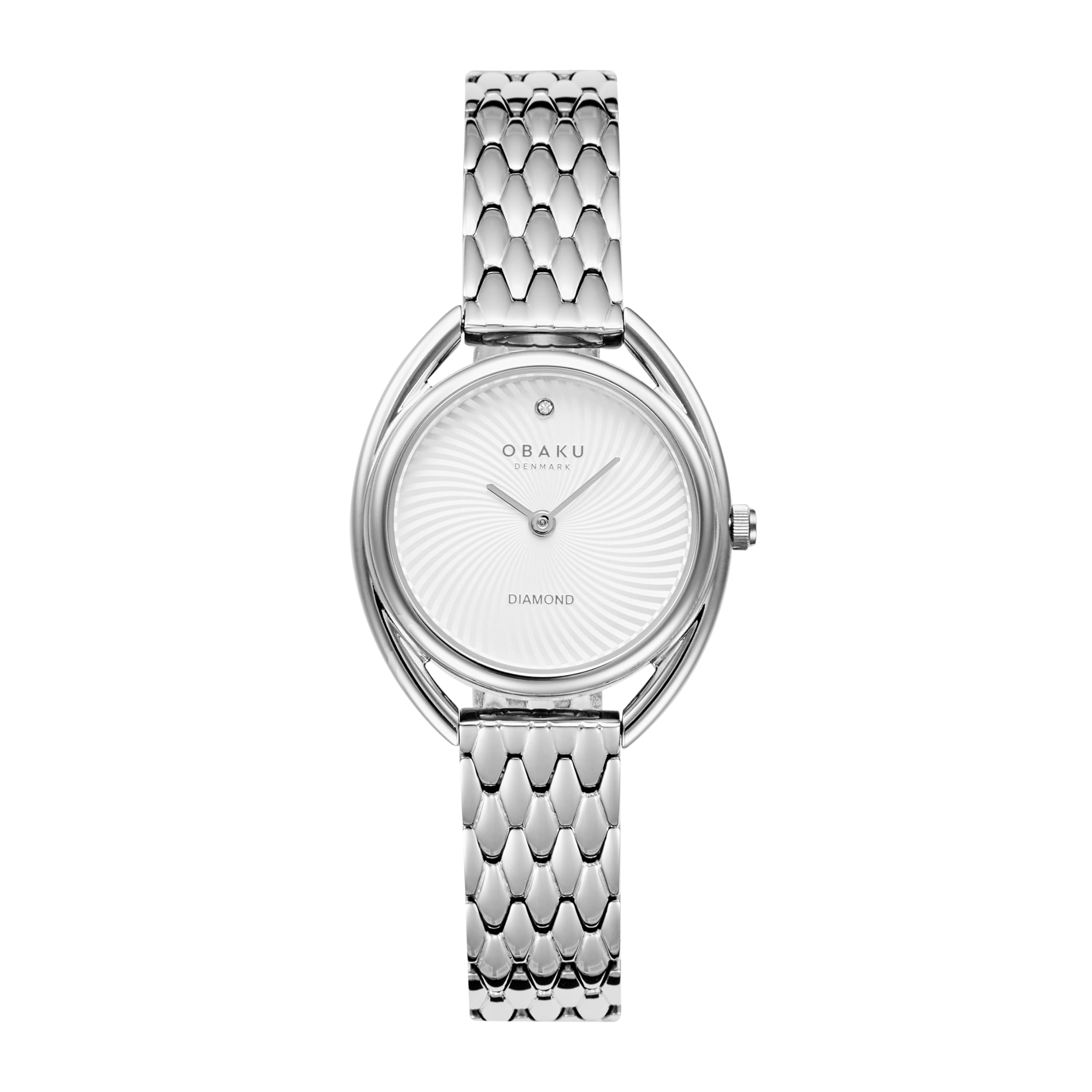 Obaku38 MM, Ladies Wrist Watch Chronograph, V286LXCISC, STEEL