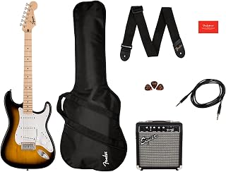 Sonic Stratocaster Pack MN 2-Color Sunburst