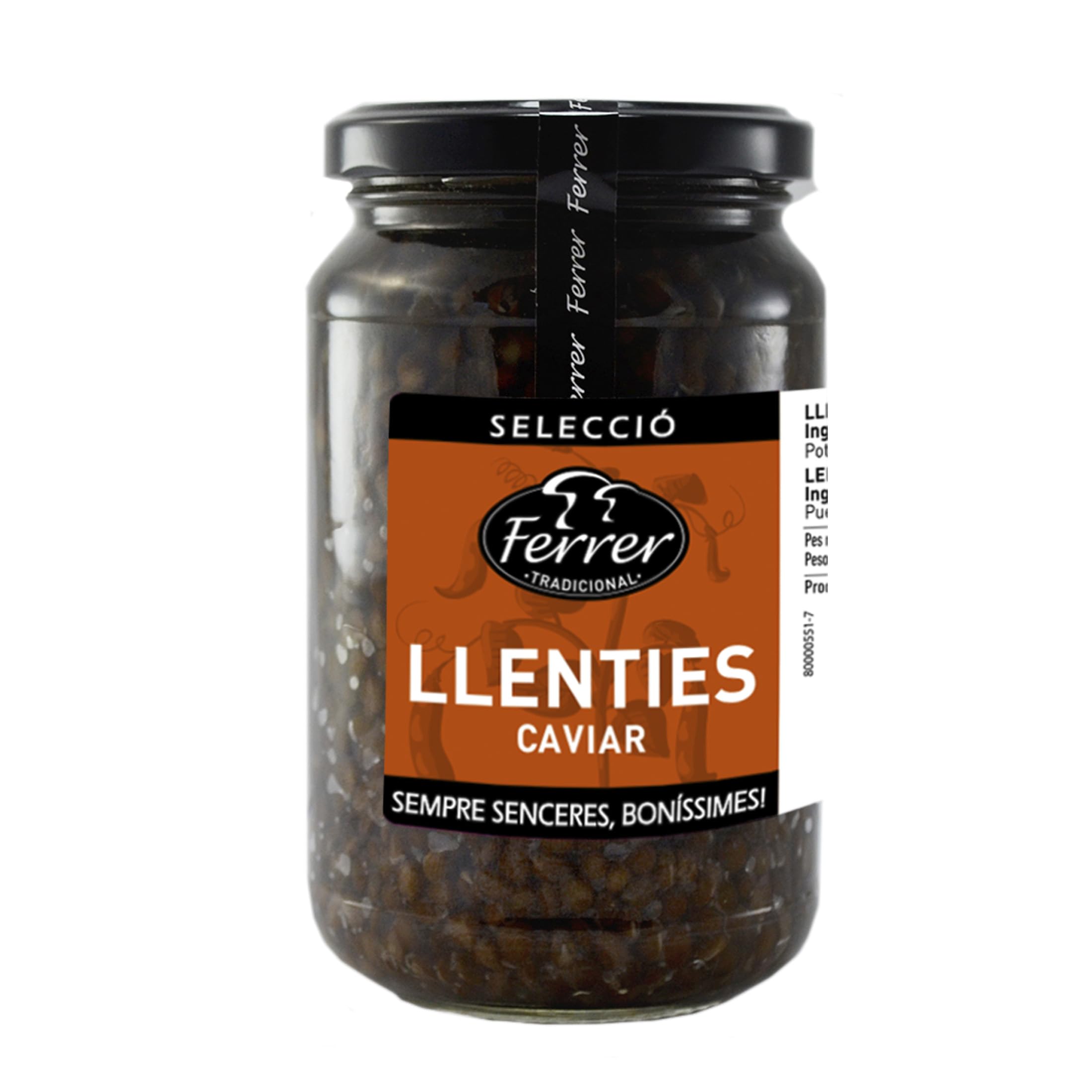 LLENTIES CAVIAR 325 g - FERRER SELECCIÓ